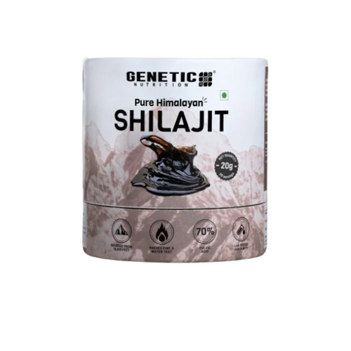 Genetic Nutrition Pure Himalayan Shilajit | Premium Shilajit Resin 20gm |