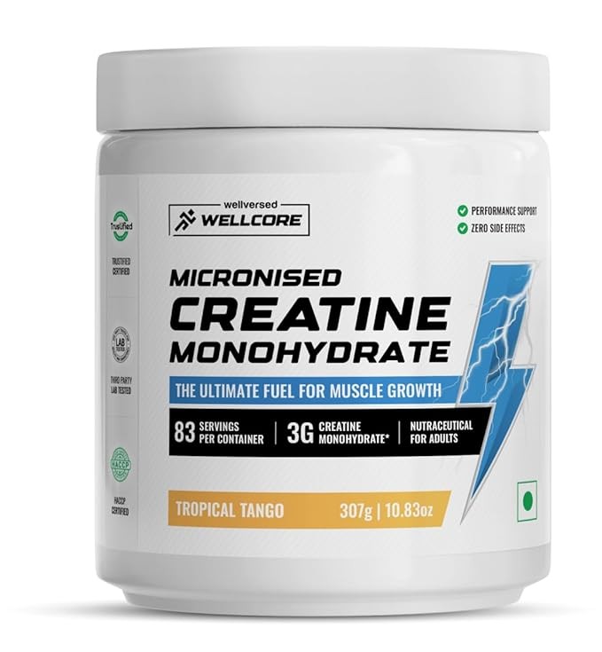Wellcore Pure Micronised Creatine Monohydrate 307g, 250g 83 Servings