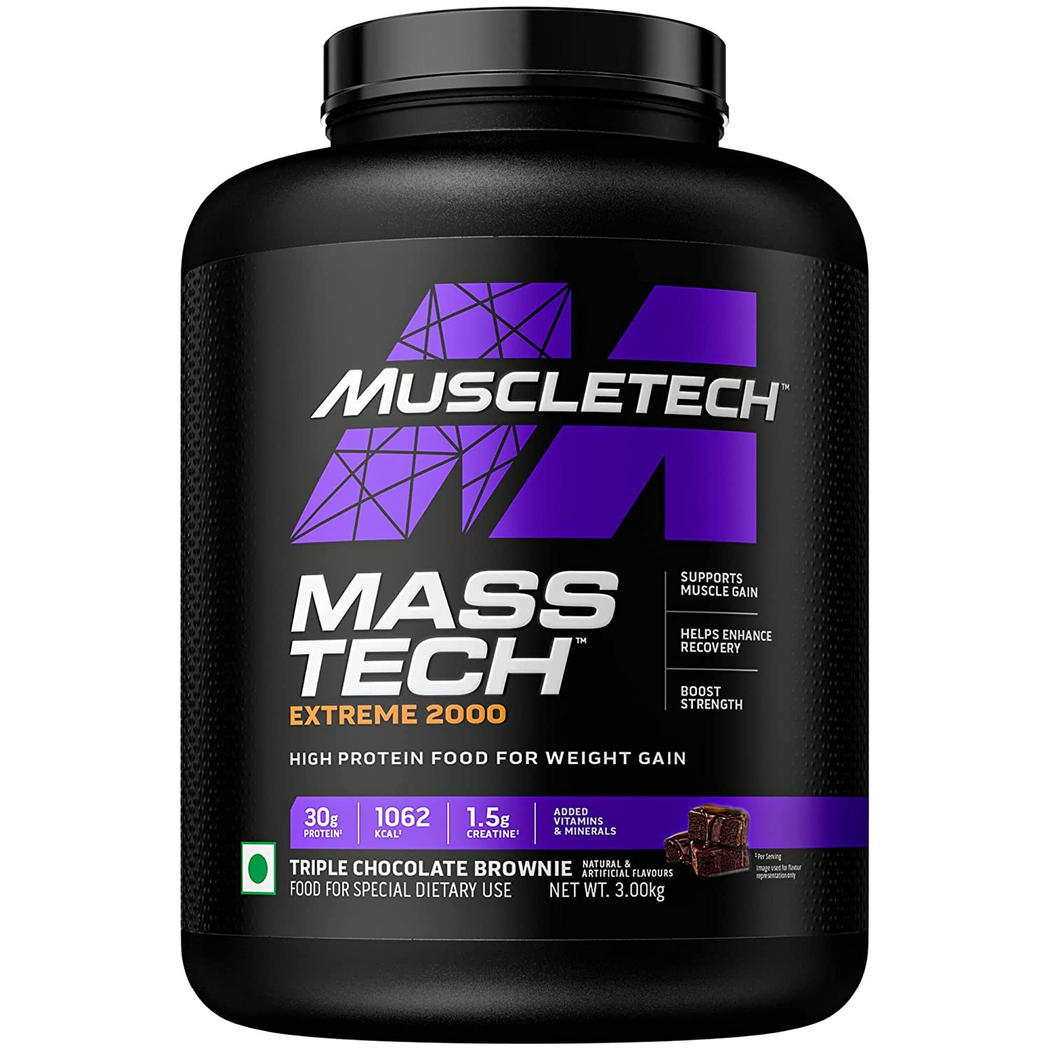MuscleTech MassTech Extreme 2000 Mass Gainer 3kg 10 servings