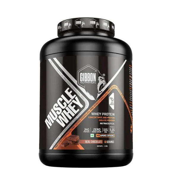 Gibbon Nutrition muscle whey protein concentrate 2Kg 60 servings