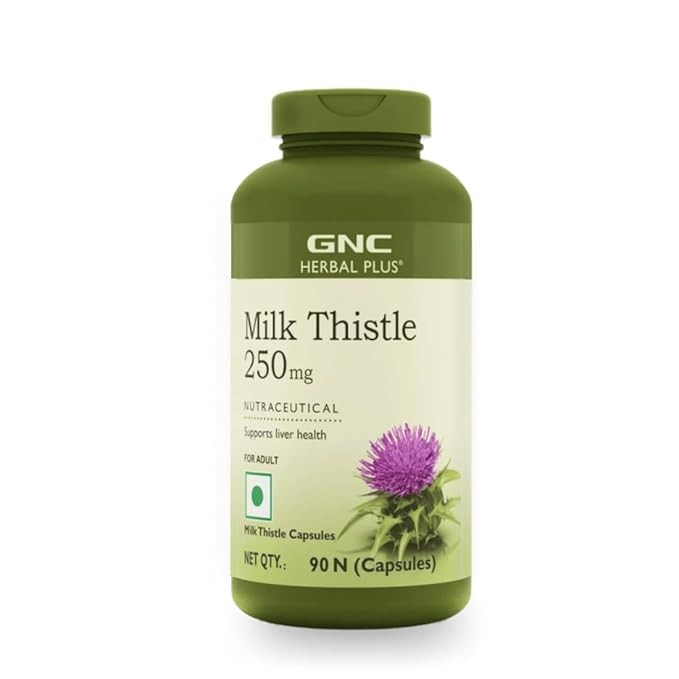 GNC Milk Thistle liver tablet 60casules | 60 servings |