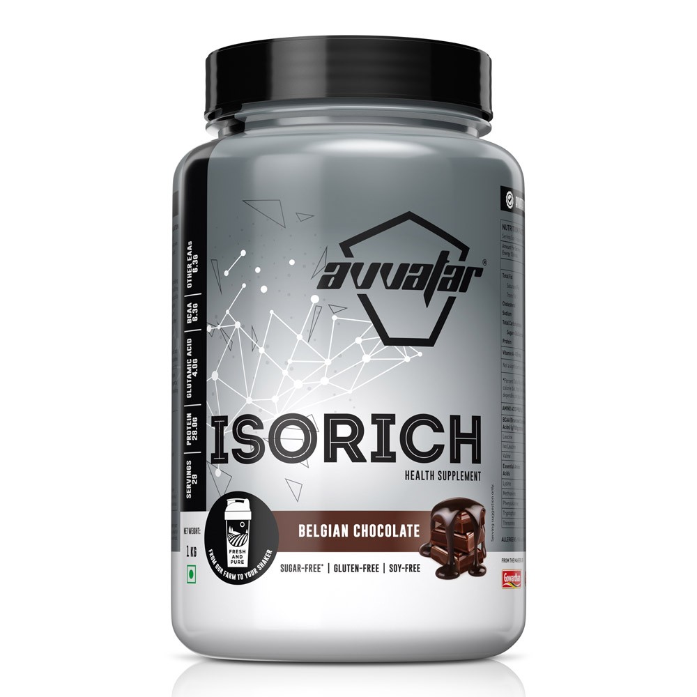 Avvatar Isorich whey Protein isolate 1 Kg 29 servings