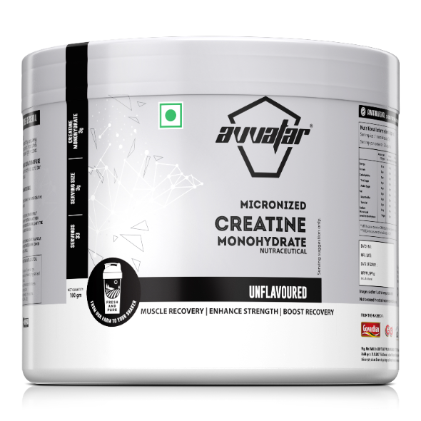 Avvatar Creatine Monohydrate 100g 33 servings