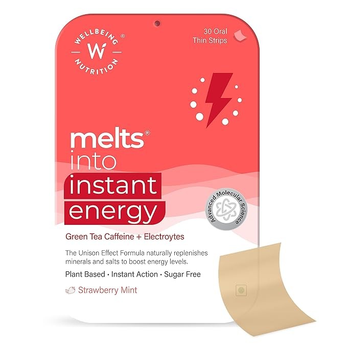 Wellbeing Nutrition Melts Instant Energy 30 strips